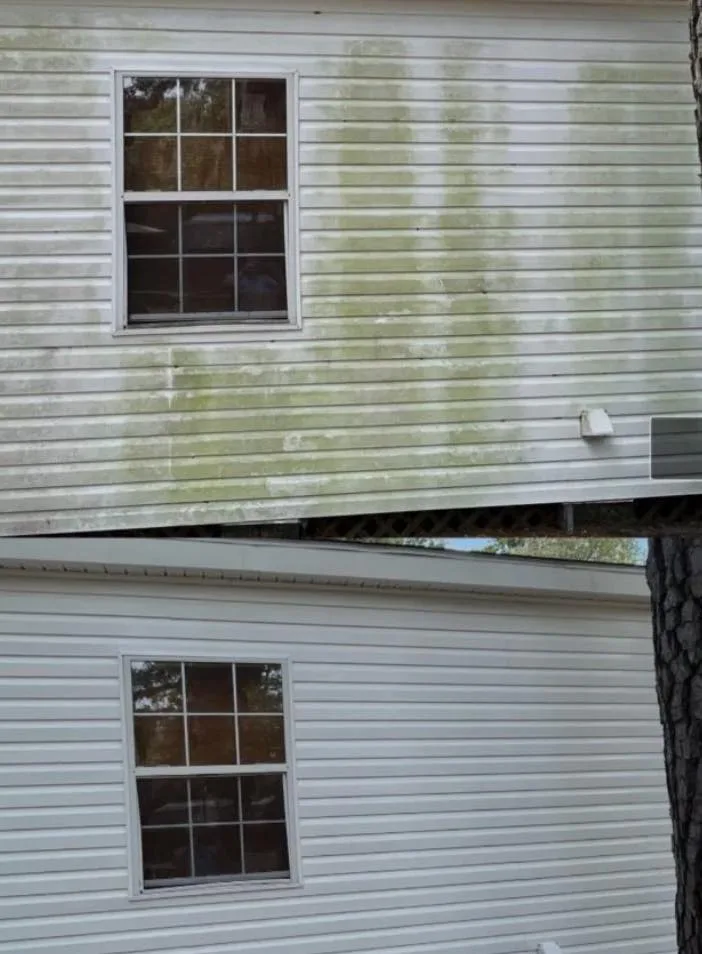 House washing before and after